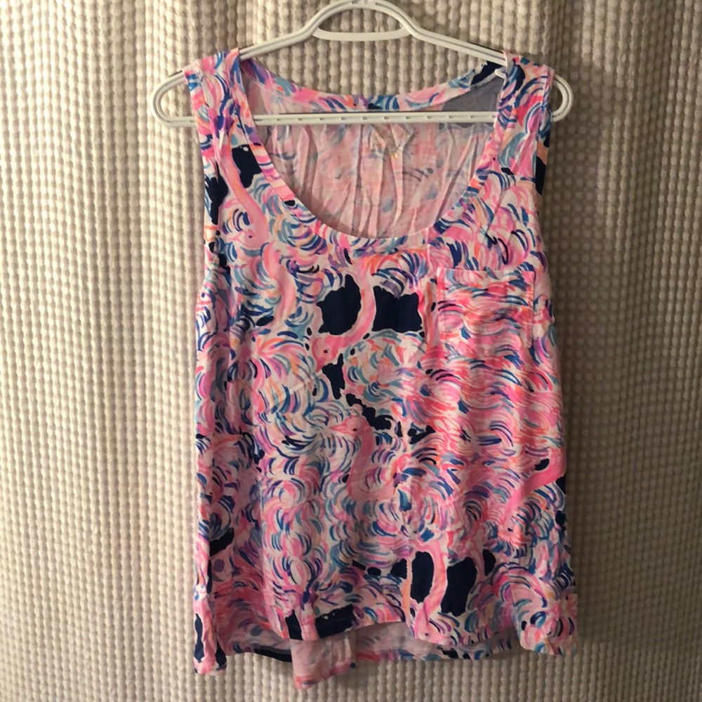 Lilly Pulitzer CRAYTON RACER BACK TANK TOP